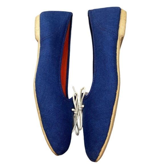 Rare 50s 60s Vintage Blue Canvas Square Toe Keds Kedettes - Picture 3 of 4